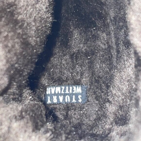 Stuart Weitzman Women’s Taupe Suede Mid-Calf Slouch Slip-On Coinage Boots Size 7 - Picture 8 of 12